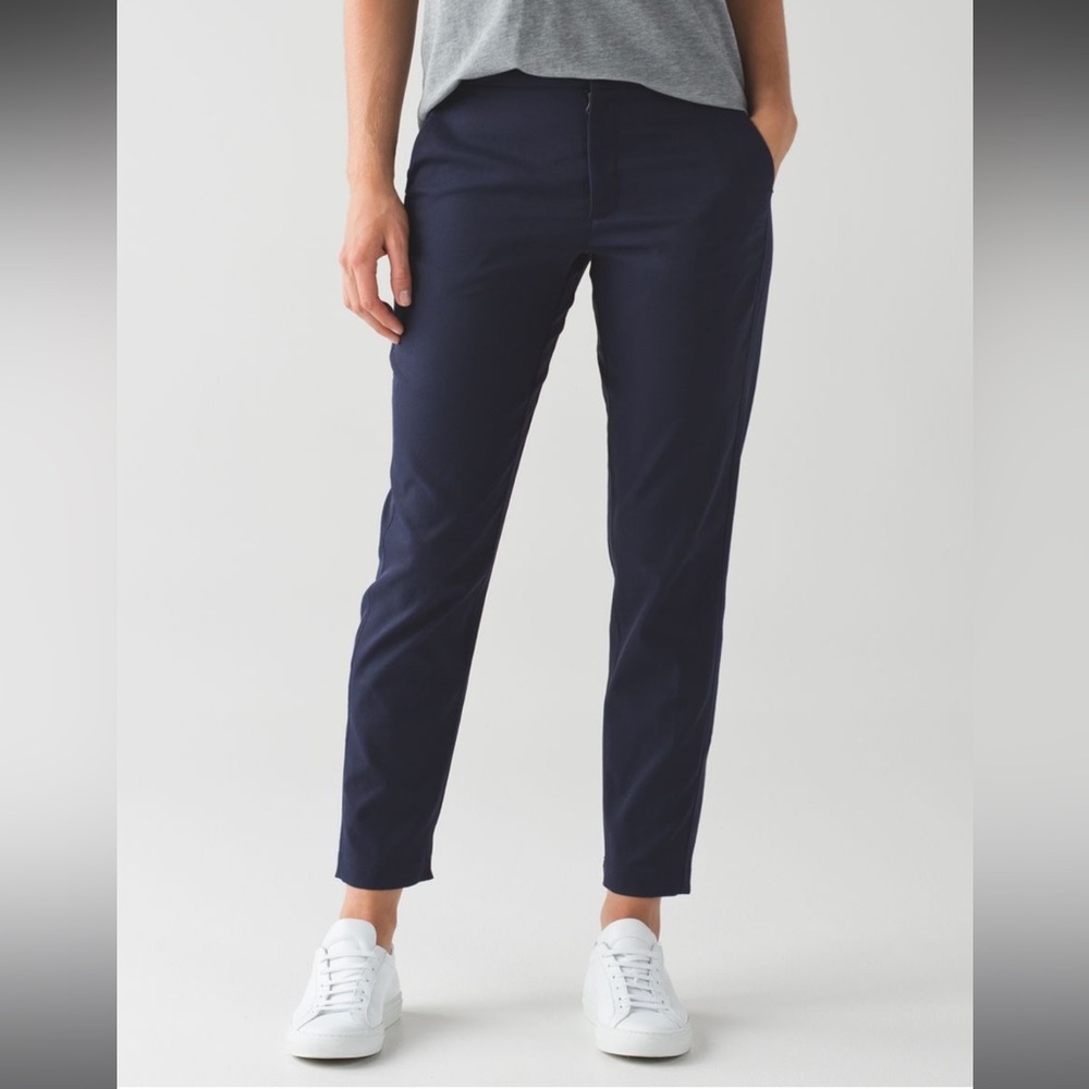 Lululemon City Trek Navy Trousers